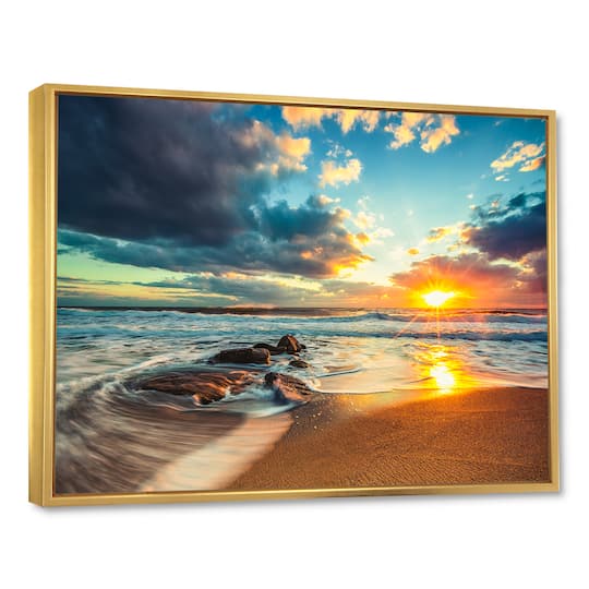 Designart - Beautiful Cloudscape over the Sea